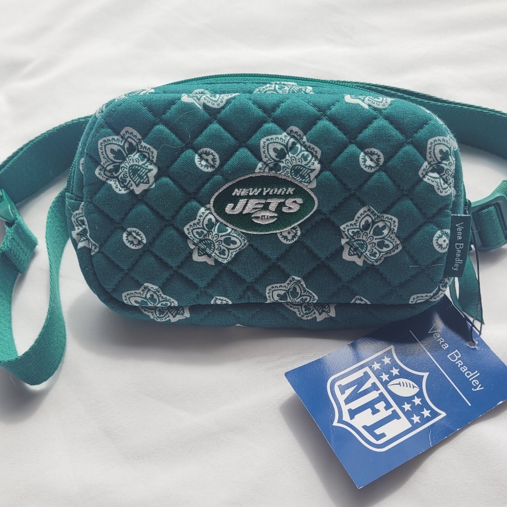 💚 Vera Bradley x NFL New York Jets Mini Belt Bag (NWT)